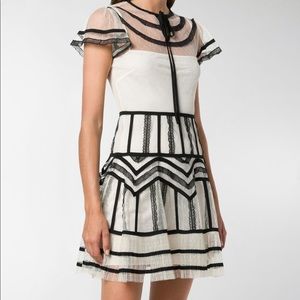 Red Valentino black lace dress